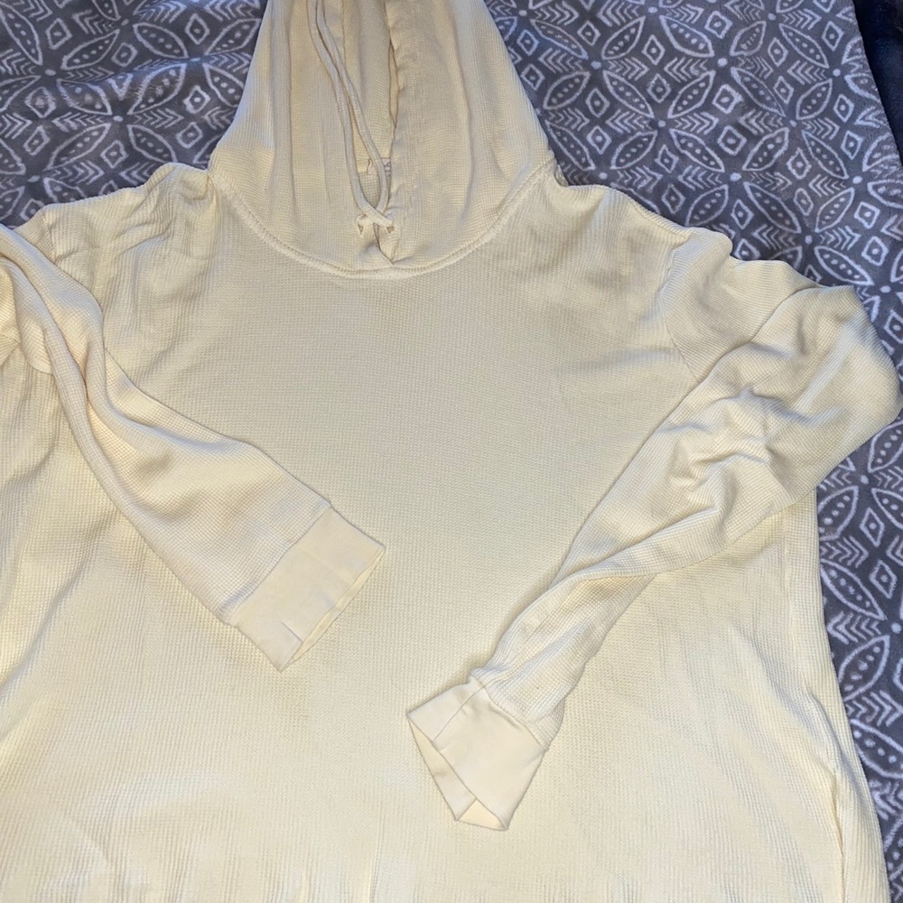 Brandy Melville yellow hoodie